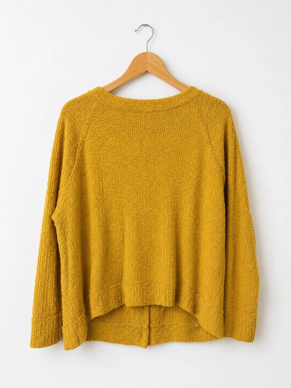Vince Camuto Mustard Yellow Textured Cardigan Sweater Women's Plus Size XXL